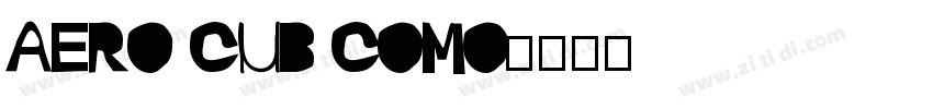 Aero Club Como字体转换